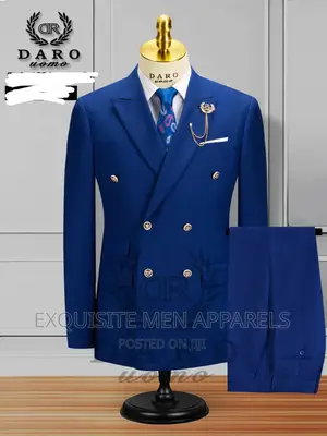 Quality Daro Turkish Double Breasted Men's Suit