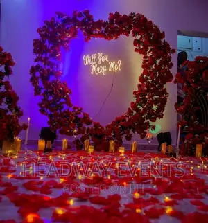 Valentine, Will You Marry Me Marriage Proposal Decoration