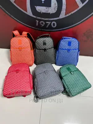 Goyard Luxury Luggage Backpack Bag Unisex