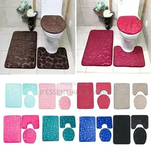 3 in 1 Toilet Bathroom Foot Mat