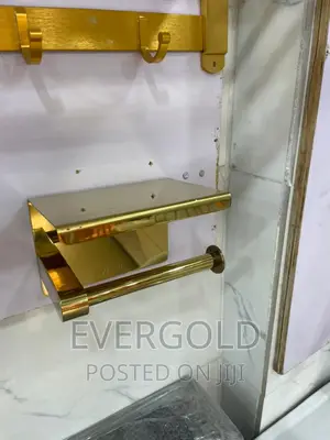 Gold Wall Mounted Tissues Holder Available High Quality