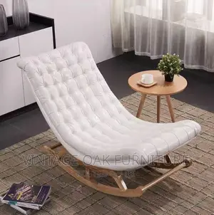 Modern White Lounge Chair