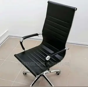 Office Swivel Chair With Stainless Star Leg