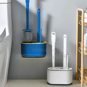 3 in 1 Silicone Toilet Brush Set ( Wall Mounted)