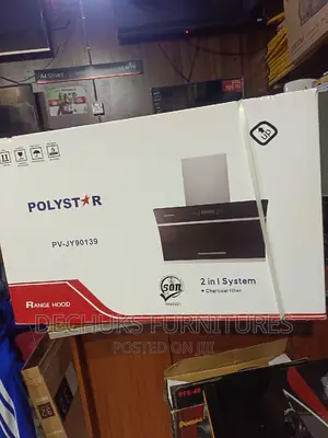 Polystar 90CM Charcoal Filter/Rangehood With Handwave Sensor