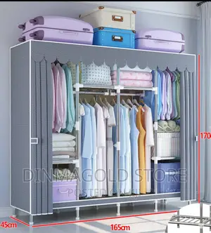 Simple 4column Wardrobe-165cm