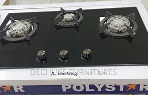 Polystar 90cm 3 Gas Burner Cabinet Inbuilt Gas Hob