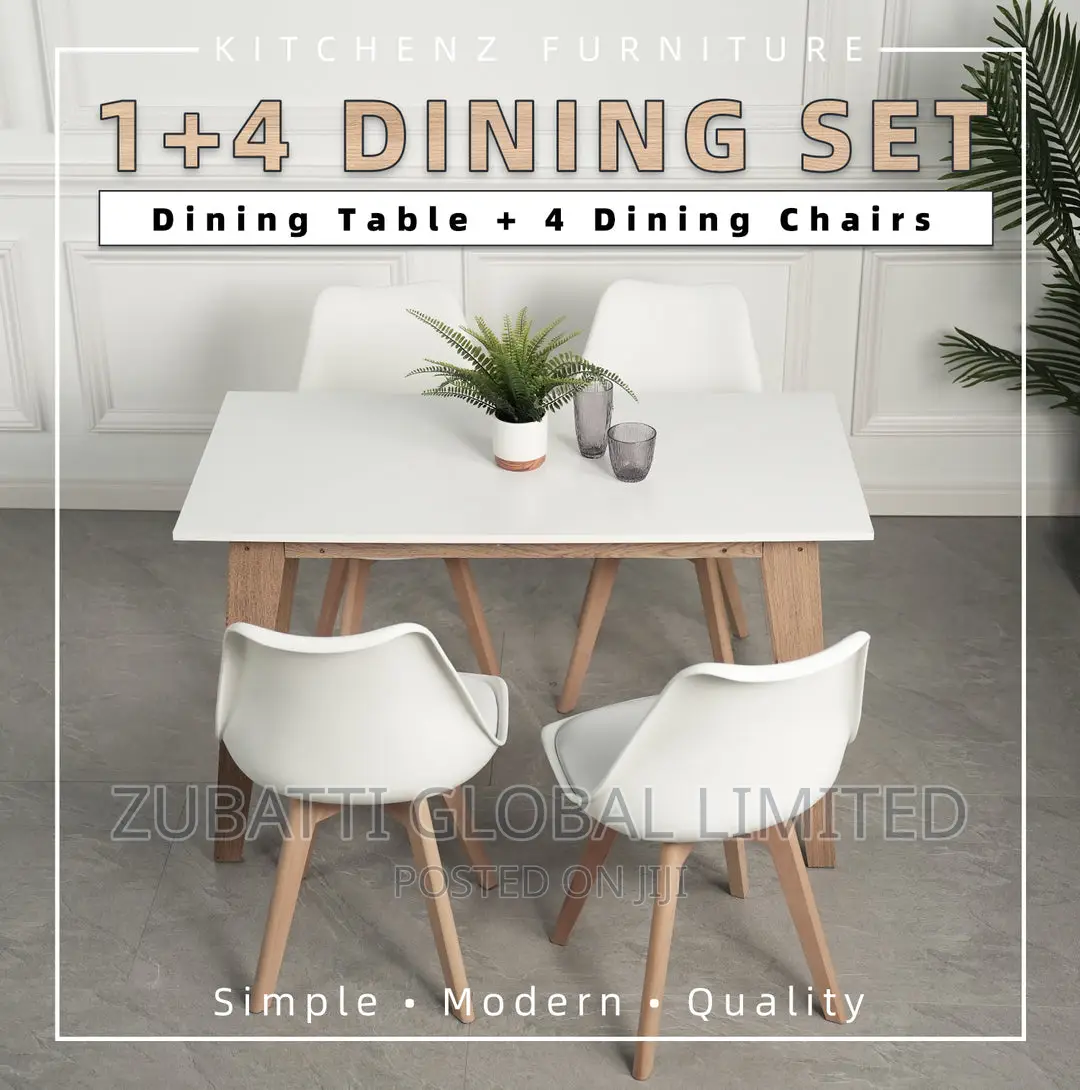 Mini Foreign White Dining Set