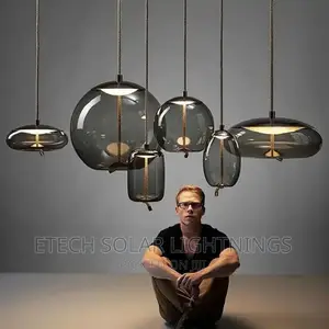New Luxury L E D Glass Nordic Chandelier Light