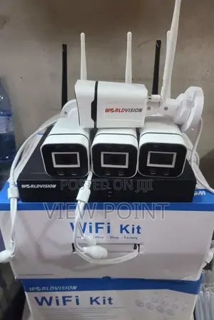 Wireless 4 Channels NVR Wifi CCTV Kit