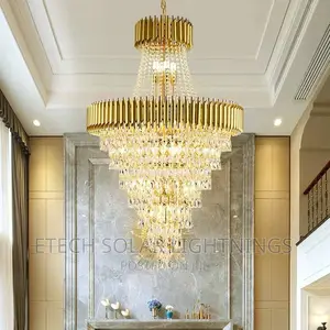 600mm 2 Step Christal Chandelier Light For Living Room