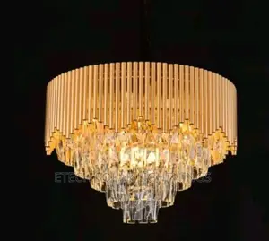 500mm Gold Christal Chandelier Light for Living Room