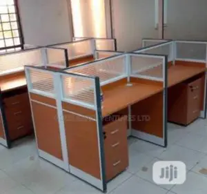 4 Seater Workstation Imported