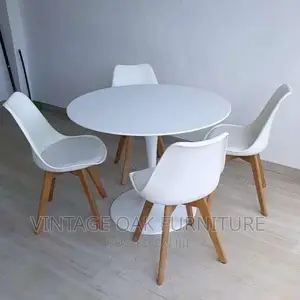 4 Seaters Modern Classic Dining Table Set