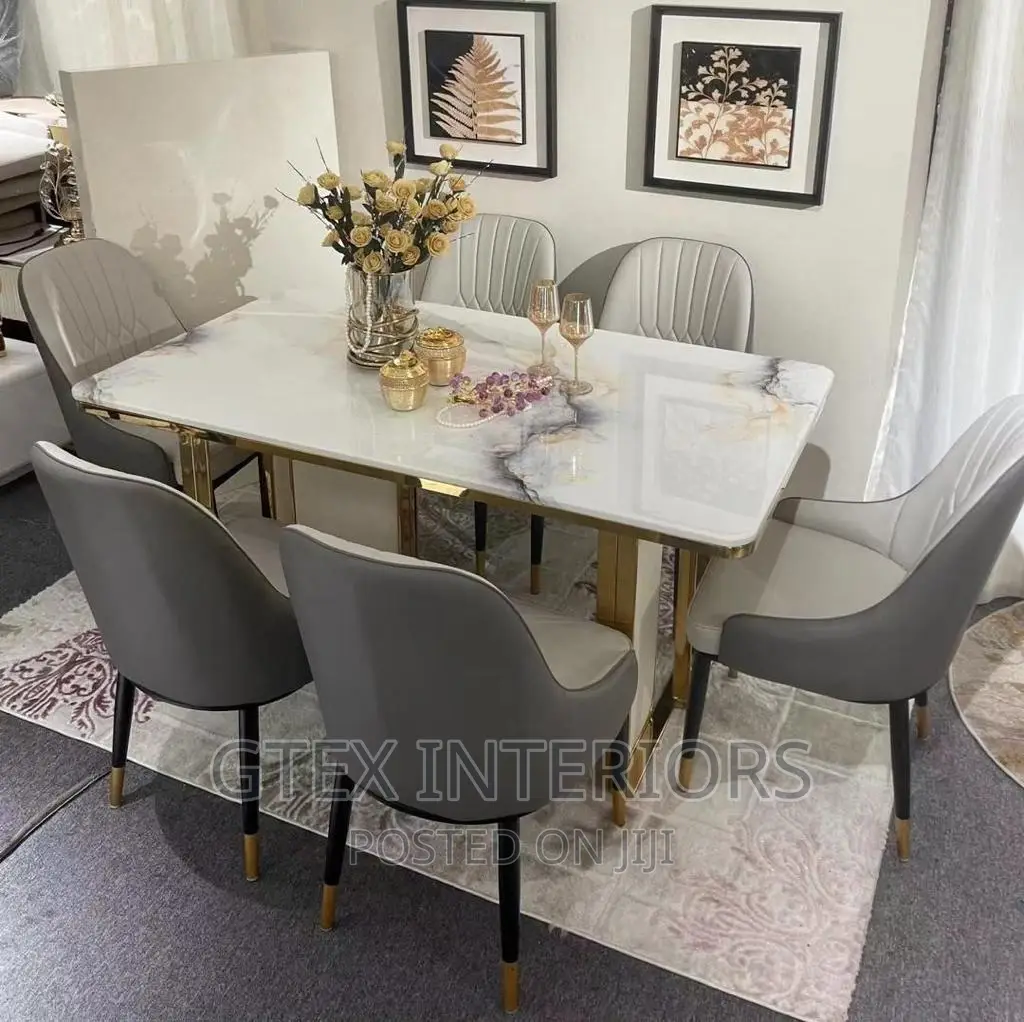 Marble Dinning Table Set