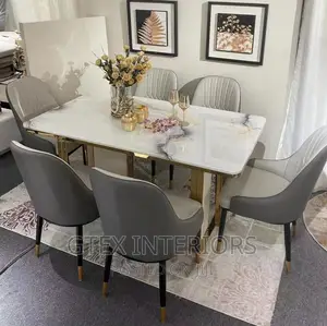 Marble Dinning Table Set