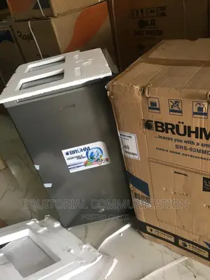 Bruhm Single Door Refrigerator BRS-93mmds Silver