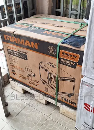 New Firman Soundproof Generator (6KVA) Petrol Copper Coil