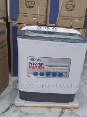 New Nexus NX-WM-75SA Twin Tub Wash and Spin Washing Machine