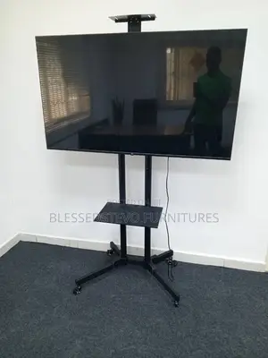 Office Mobile Tv Stand 75 Inches Down to 32 Inches
