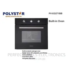 Polystar 60cm in-Built Electric Gas Oven Pv-Eg271bb