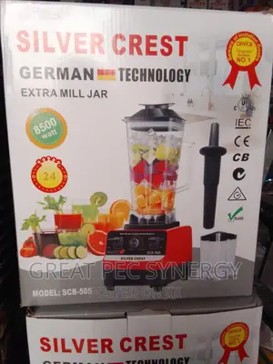 8500 Silver Crest Blender - German Technology