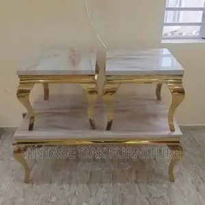 Animal Leg Marble Centre Table With 2 Sides Stools