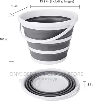 Foldable Traveling Pail Bucket- Collapsible Buckets 10L