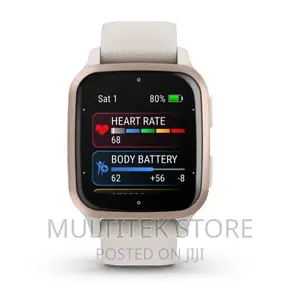 Venu Sq 2 – Music Edition Peach Gold Aluminum Bezel With I