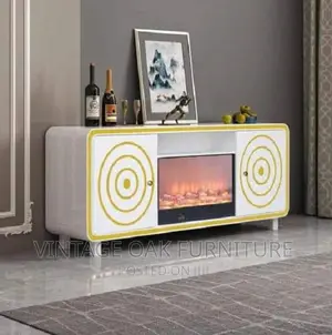 Classic Fireplace TV Stand With Remote Control