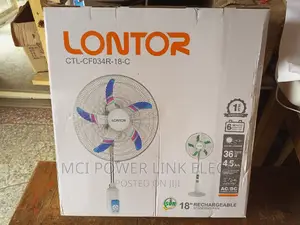"18" Lontor Rechargeable Standing Fan