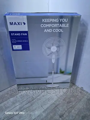 Maxi Standing Fan White Color 20"