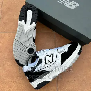 Original New Balance 550 Panda White Black Toe Sneakers
