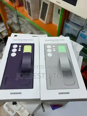 Samsung Galaxy S24ultra Stand Grip Silicone Case