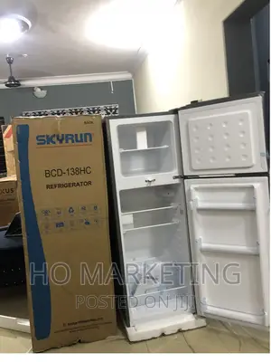 Skyrun Refrigerator BCD-138hc Double Door Silver