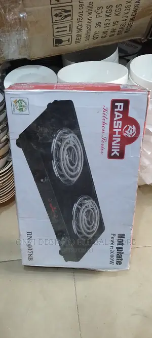 Rashnik Fast Cooking Electric Hot Plate - Double Burner