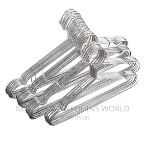 Silver Chrome Stainless Steel Metal Hangers