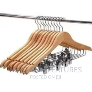 Clothes Hanger With Clips