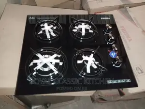 4 Burner Glass Gas Coker