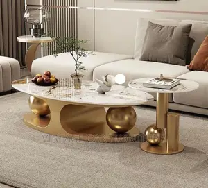Luxury Marble Centre Table With Its Side Stool