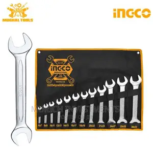 Ingco Double Open End Flat Spanner Set 6-32mm