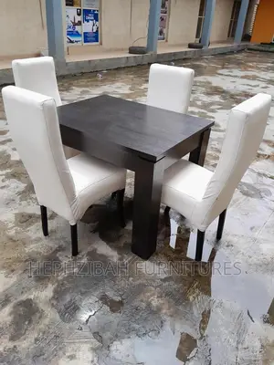 4 Seater Milk Color Dinning