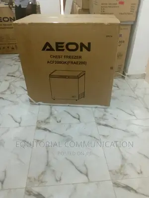Aeon Acf200gk 202 Litre Chest Freezer R600a- Grey