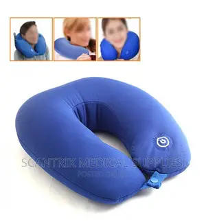 Travel Massage Neck Pillow - Red