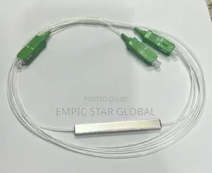 1 X 2 SC APC Singlemode Mini 0.9mm Fiber Optic PLC Splitter