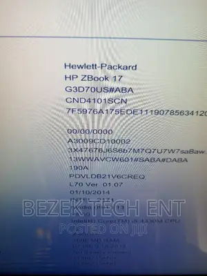 New Laptop HP ZBook 17 16GB Intel Core I5 HDD+SSD 1T