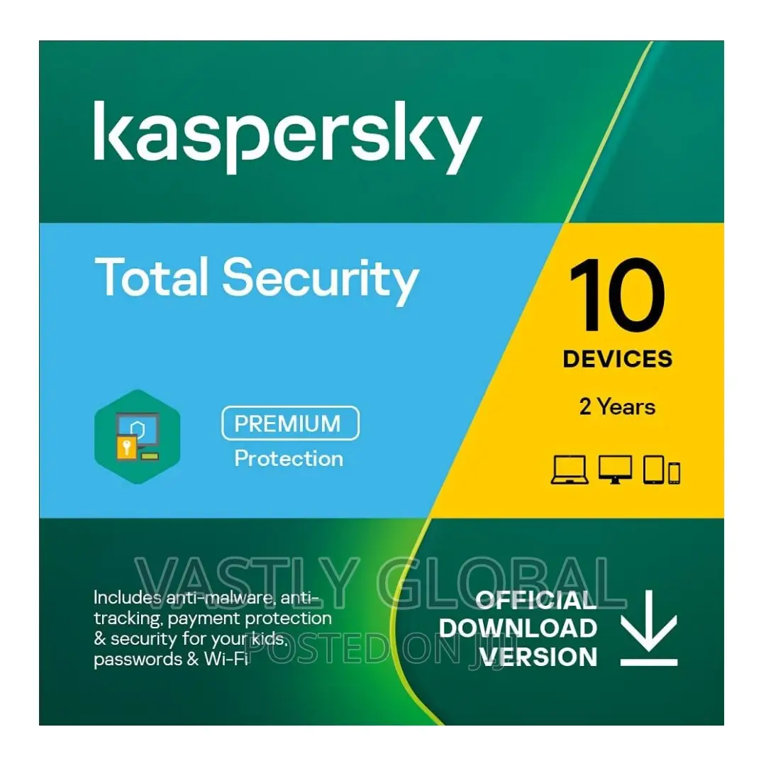 Kaspersky Total Security 10 Users - 2 Years
