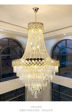 Crystal Chandelier 2 Steps