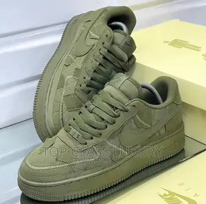 Nike Billie Eilish Air Force 1 Panneled Suede Green