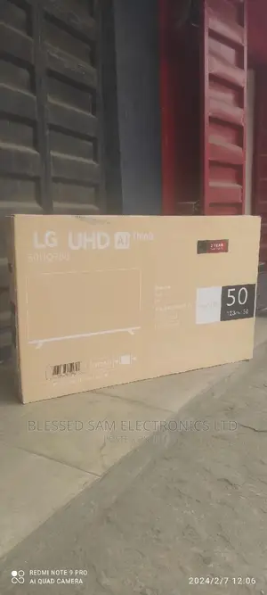 2026>Lg 50'inch Android Smart Netflix ,Youtube> Flameless Tv